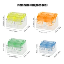 10 шт. t-тип основной филиал электрический провод соединитель Коробка Набор линия пробивания Быстрый клеммный блок сплиттер кабель Комплект разъемов