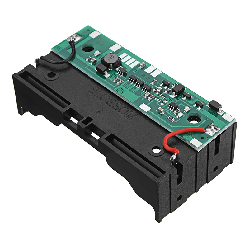 

LEORY 2 slots 18650 Lithium Battery Boost Module 12V Charging UPS Uninterrupted Protection Integrated Board