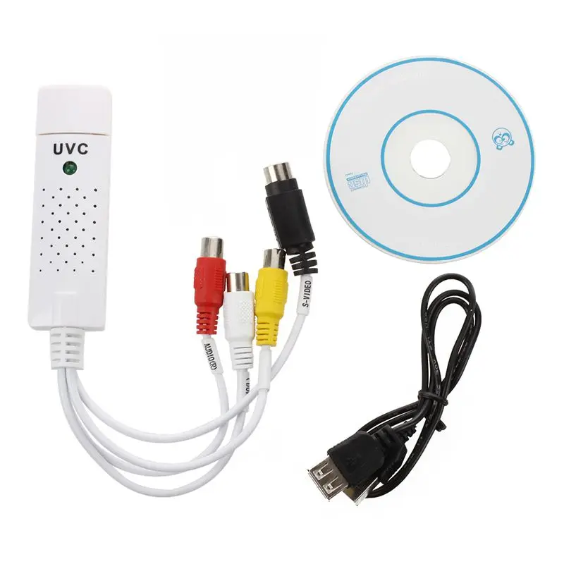 USB2.0 карта захвата видео конвертер VHS в DVD для Win7 / 8|Кабели VGA| |