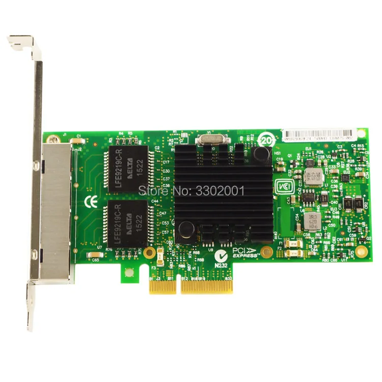 FANMI I340-T4 E1G44HT Gigabit Ethernet серверный адаптер intel 82580EB PCI Express X4 1G сетевая карта