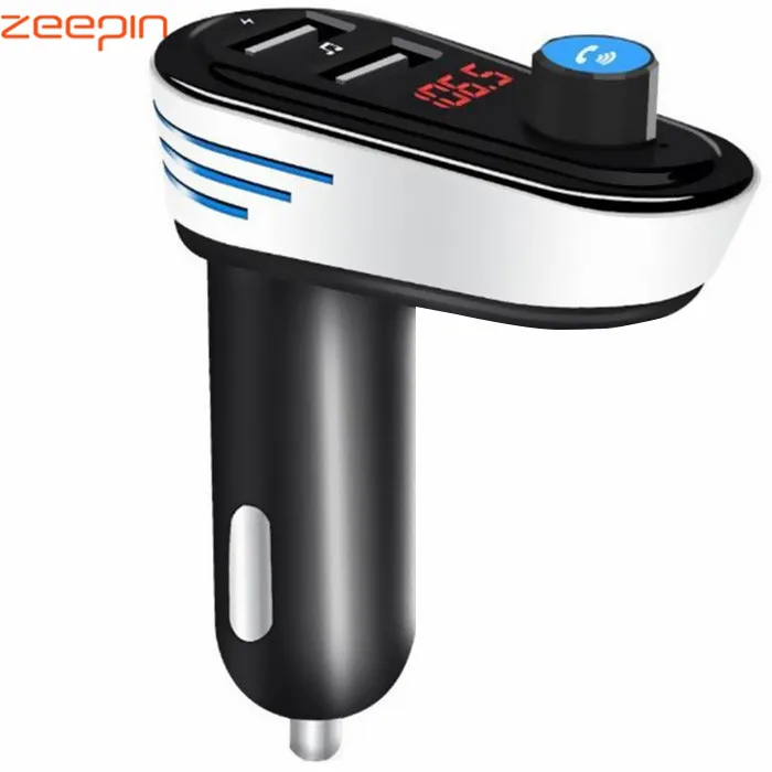 Zeepin Ap02 Car Bluetooth Mp3 Player Fm Transmitter Dual USB Charging Stereo Music Hands-Free Call Function | Автомобили и