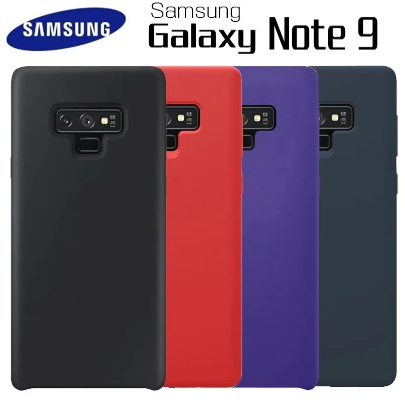 

Buluby Original Liquid Silicone Phone Case For Samsung Galaxy Note 9 Soft Protective Back Cover note9 Coque Luxury Fundas shell