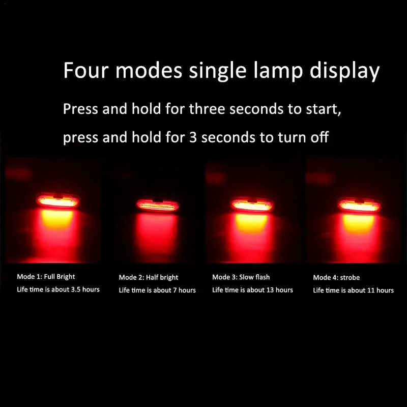 Discount Bicycle Tail Light Ultra Bright USB Rechargeable Warning Light Mountain Bike Riding Equipment Accessories Fits On Any Road Bikes 3 Discount Bicycle Tail Light Ultra Bright USB Rechargeable Warning Light Mountain Bike Riding Equipment Accessories Fits On Any Road Bikes 3