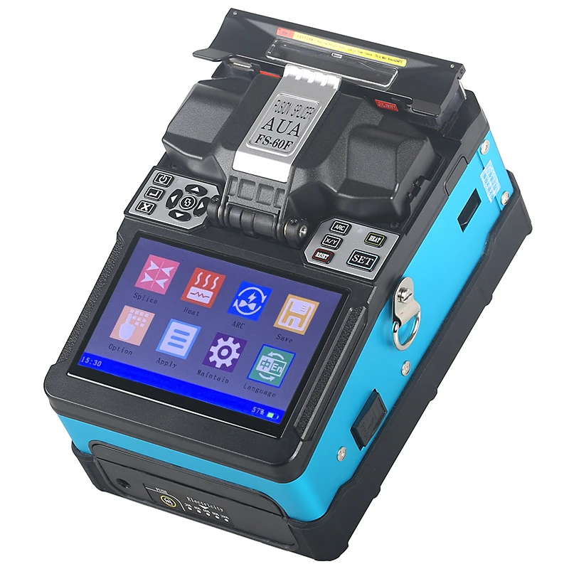 

New product promotion FS-60F AUA Automatic Optical Fiber Fusion Splicer Intelligent FTTH Optical Fiber Welding Splicing Machine