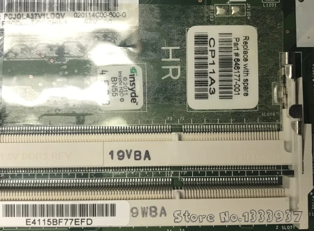 646177 001 для ноутбука HP CQ43 631 hp 430 630 431 635 материнская плата HM65 DDR3 100% рабочая