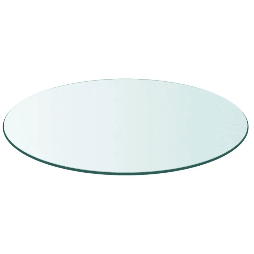 vidaXL Table Top Tempered Glass Round 700 mm 243628