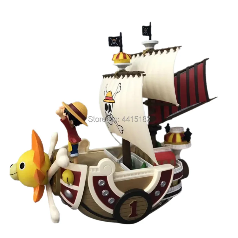 2 Style Anime One Piece THOUSAND SUNNY Going Merry Pirate Ship PVC Action Figure Doll Collectible Model DIY Toy Christmas Gift