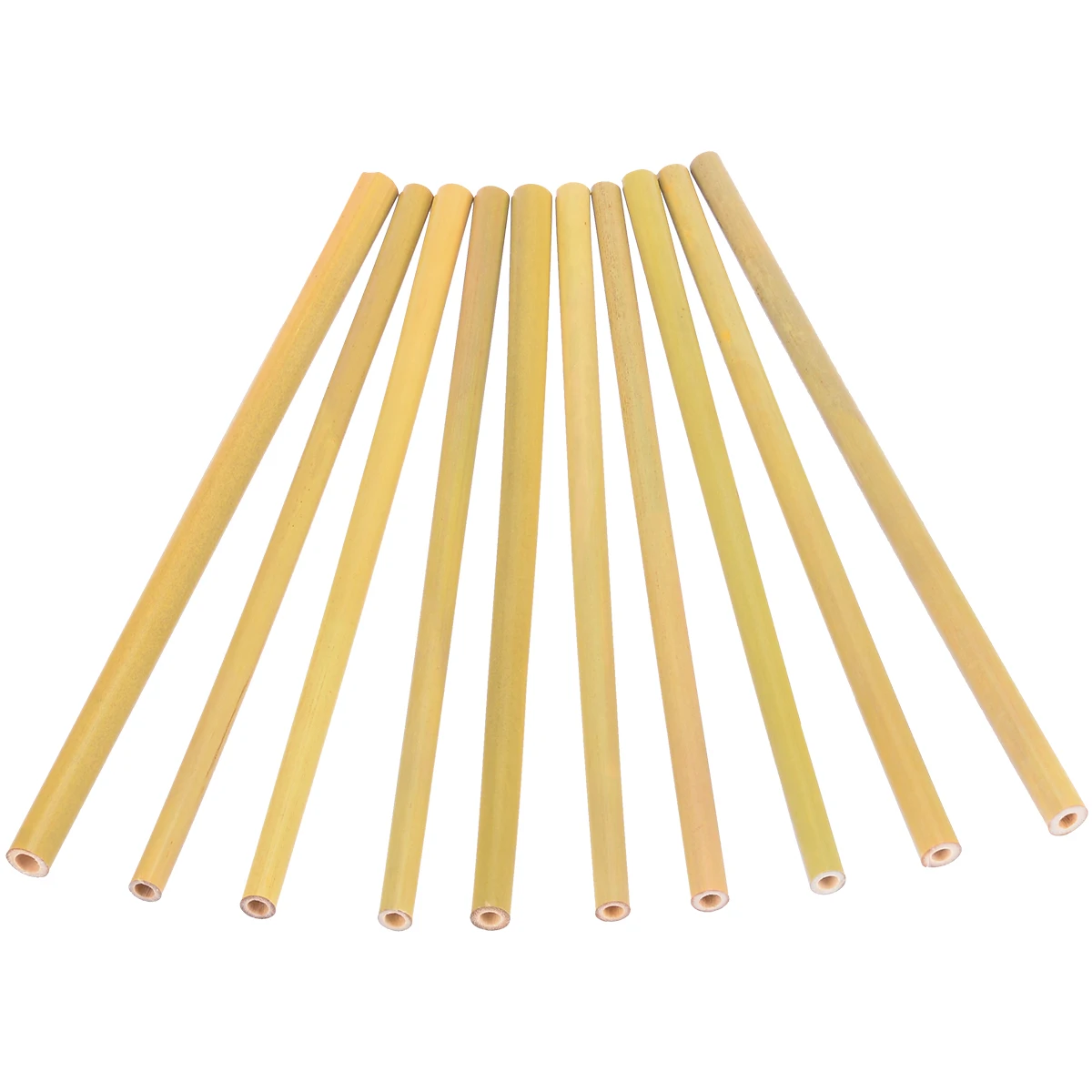 

10Pcs New Reusable Bamboo Eco Organic Drinking Straw With Cleaner Brush Biodegradable Wood For Party Birthday Wedding Bar Tool