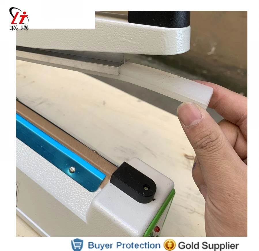 

Manual Impulse Sealer Heat Plastic Bag Sealer With Date Mold Sealing Machine Metal Case 8mm Wide Seal Width Free Shipping