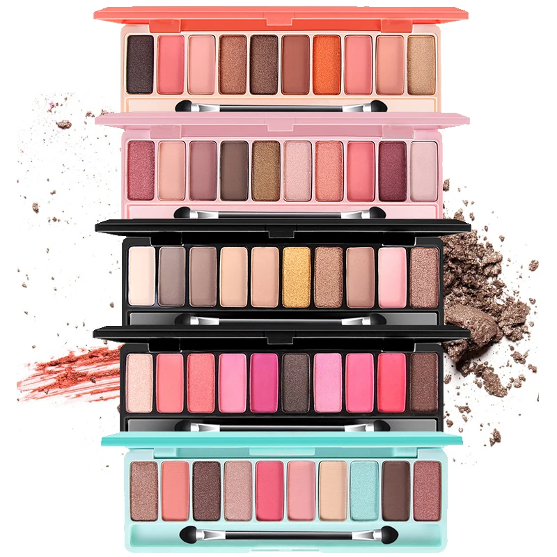 

ICYCHEER Eyeshadow Palette 10Colors Matte EyeShadow Naked Palette Glitter Eye Shadow MakeUp Nude MakeUp Set Korea Cosmetics