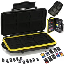 12SD+ 12TF водонепроницаемая коробка для хранения карт памяти держатель карты памяти чехол для переноски все в одном анти-шок камера карта памяти сумка