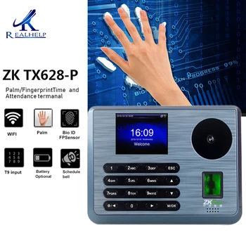 

Zkteco TX628P WIFI Time Attendance Software ZKTime 5.0 Palm Readers TCP/IP Palm Recognition Attendance Electric Attendance