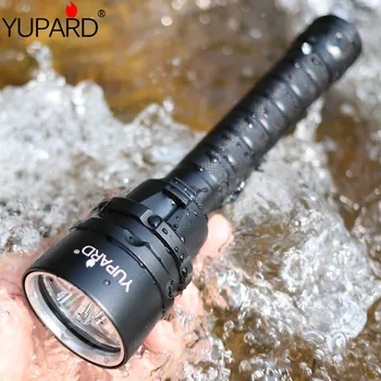 

scuba dive flashlight 5*T6 video 200m underwater waterproof tactical LED power diving Torch fill light lantern 25000 Lumens