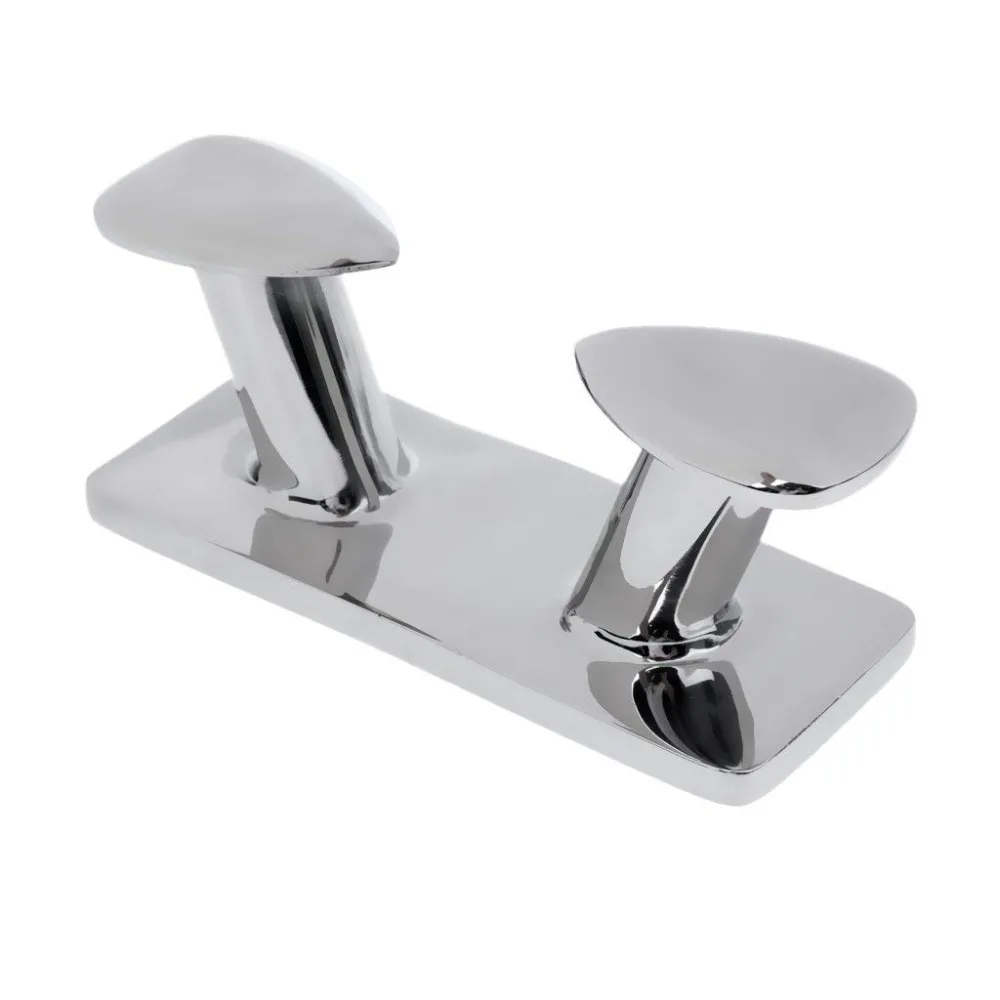 

Premium 316 Stainless Steel Horn Bollard Cleat for Marine Boat Trailer Mooring 275mm 10.8"