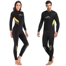 Sbart One-Piece Neoprene 3MM Wetsuit Long Sleeve Men Women Diving Suit Prevent Jellyfish Snorkeling Suit snorkel surf dive new scr neoprene 3mm camouflage one piece diving suit surf suit warm waterproof wetsuit for male size s xxl