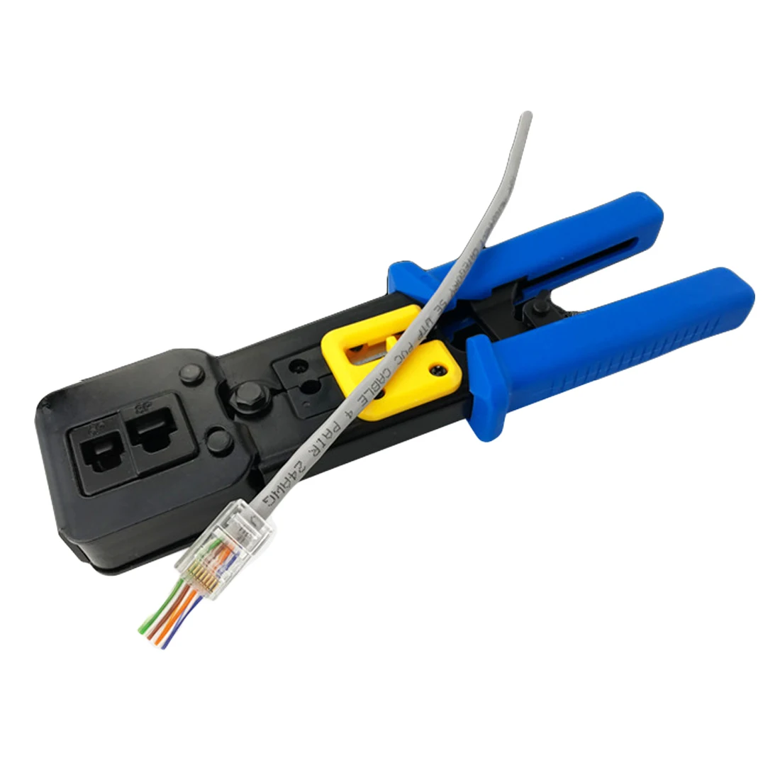 

High quality Pro RJ45 Crimper Hand Network Tools Pliers RJ12 Cat5 Cat6 8P8C Cable Stripper Pressing Clamp Tongs Clip