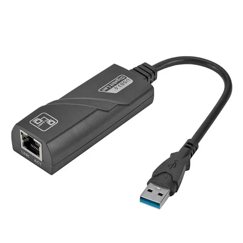 Высокое качество мини USB 3 0 гигабитный Ethernet адаптер к RJ45 Lan сетевая карта для Windows 10