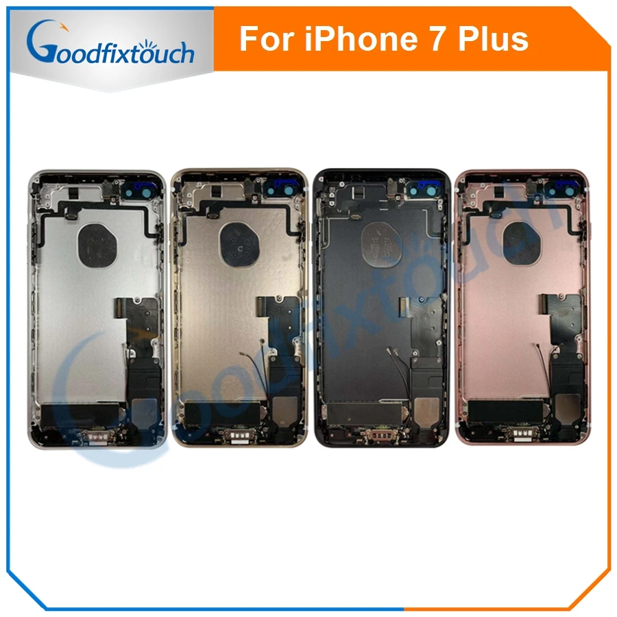 

For iPhone 7 Plus 7P Back Cover Battery Door Housing Rear Cover Assembly Battery Housing 7Plus With Flex Cable Replacement Parts