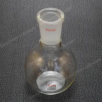 

150ml,24/40,1-Neck,Flat Bottom Glass Flask,Lab Boiling Bottle,Single Neck