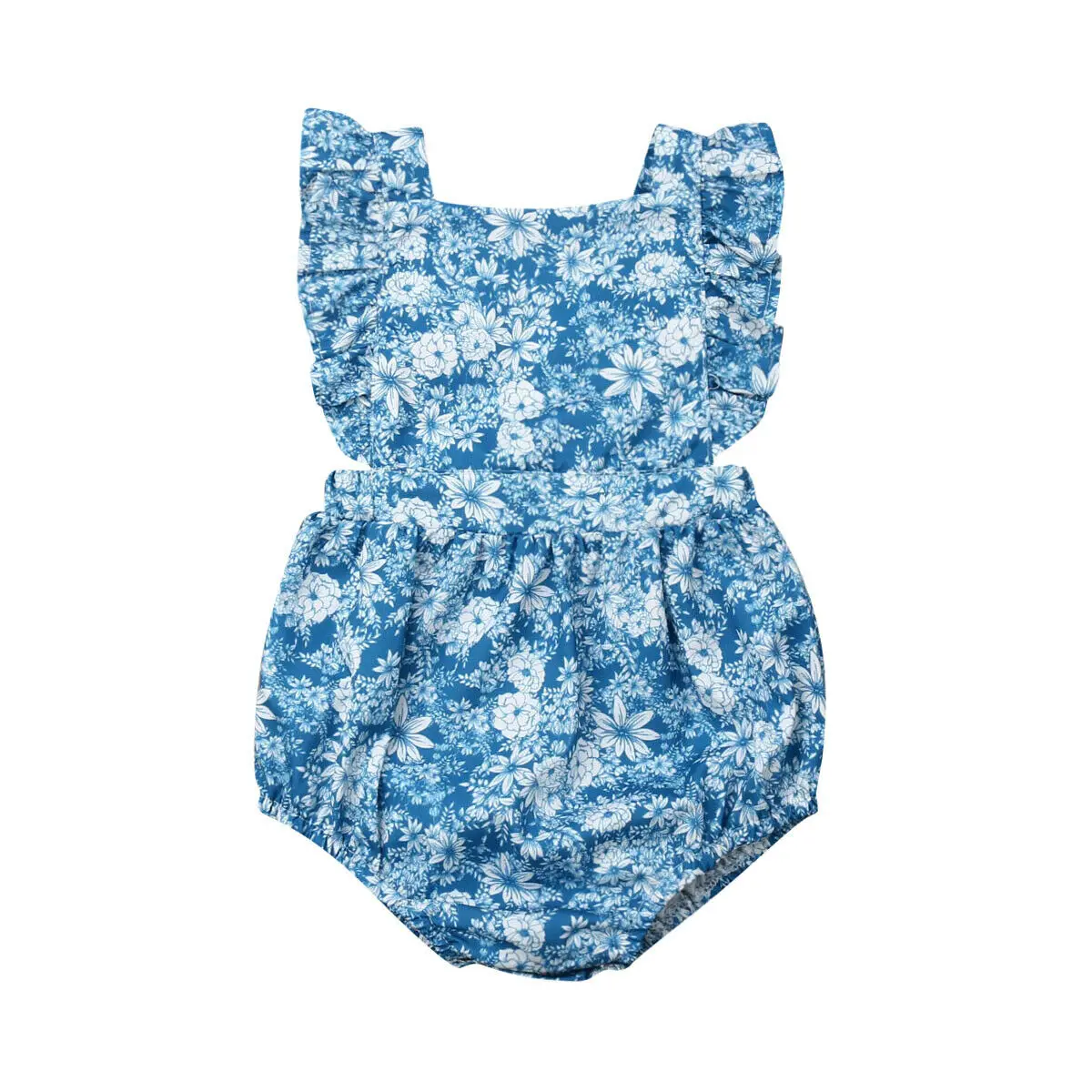 

Summer Newborn Baby Girl Ruffles Sleeveless Backless Princess Girls Bodysuit Jumpsuit One Pieces Outfits Sunsuit Clothes
