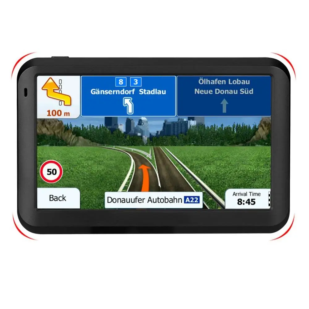 

Car 5 Inch Hd Press Screen Gps Navigation Positioning 8Gb Memory +256Mb Running Memory Mp3/Mp4 Player Driving Navigation