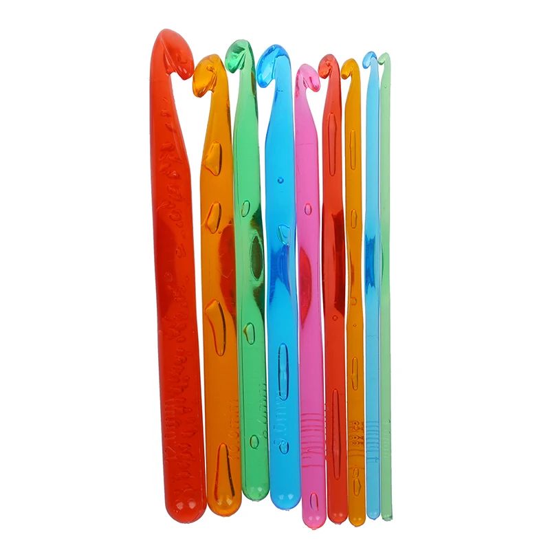 1 Set of 9 Acrylic Hooks Sizes 3 - 12 mm | Дом и сад