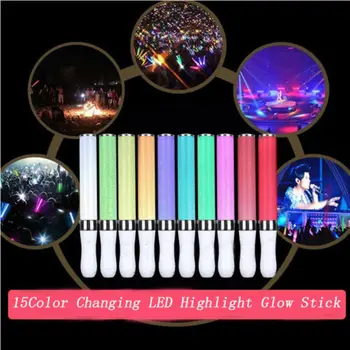 

15 Colors LED Changing Highlight Glow Stick Outdoor Warning Light Stick