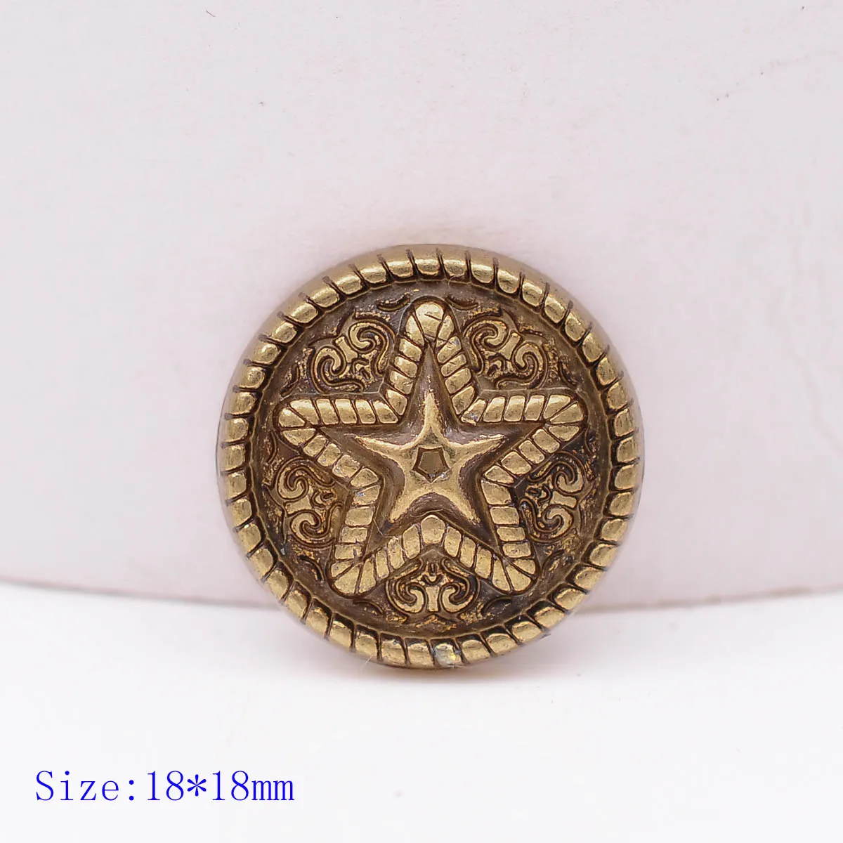 Western Jewelry Antique Silver//Gold Engraved Star Concho Pendant Kit