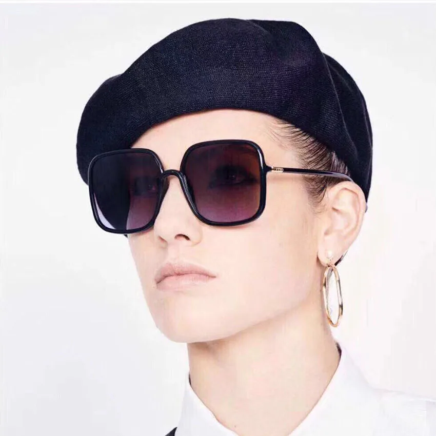 

Luxury Classic Gradient shade Square Sunglasses Men Outdoors Black Fashion Sun Glasses Women Brand Designer Retro Gafas De Sol
