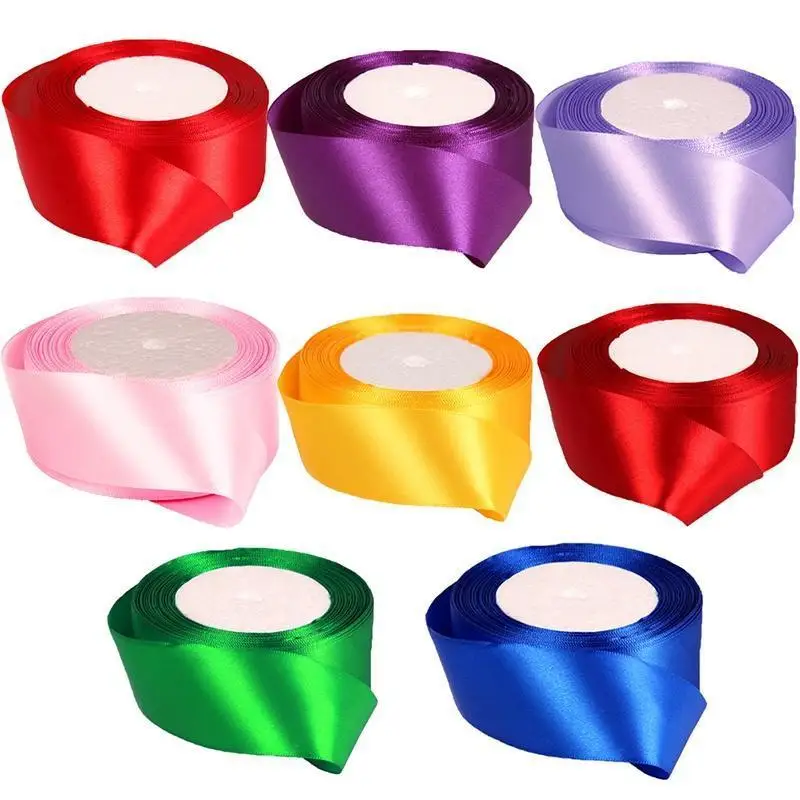 

5 meters 1-1/2" (40mm) ribbons Lots Colors Solid Color Satin Ribbons Wedding Decorative Gift Box Wrapping Belt DIY Crafts