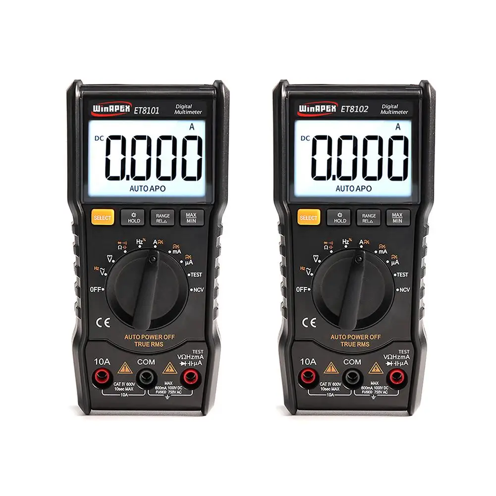 

6000 Counts Auto Ranging NCV Digital Multimeter AC/DC Ammeter Voltmeter Portable Wire Test Meter Multimeters Capacitance Tester