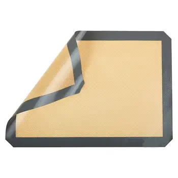 

Silica Gel Baking Pad-4pcs-Non-Sticky Baking Pad For Baking Plate And Rolling-Cake/Cookie Production Standard