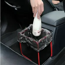 Автомобильный мусорный мешок популярная корзина для мусора подголовник мусорная корзина держатель для мелочей