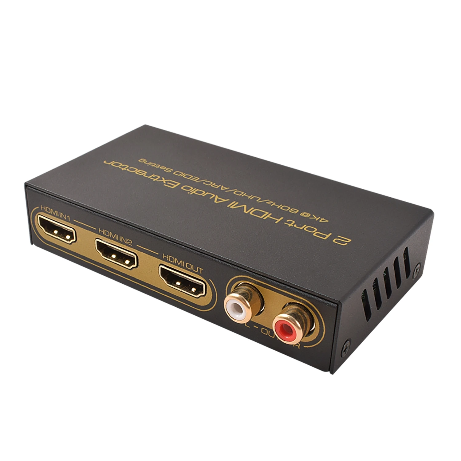 OPQ 2 порт 4 k @ 60 Гц 18 Гбит/с 4: HDR ARC HDMI коммутатор с оптическим SPDIF и RCA L/R аудио выход в 1