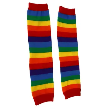 

Pair Colorful Stripes Baby Toddler Kids Children Leg Warmers Leggings Socks