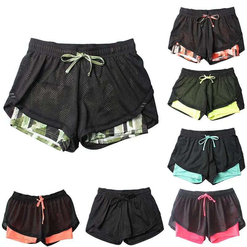 

Sports Fitness Shorts Quick Dry Breathable Sports Running Fitness Drawstring Beach Shorts Summer Casual Shorts for Women