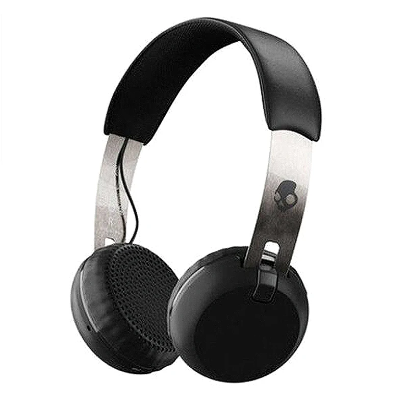 

Skullcandy GRIND WIRELESS Bluetooth Headphones On-Ear Subwoofer Bluetooth 4.1 Headset with Microphone Volume Control