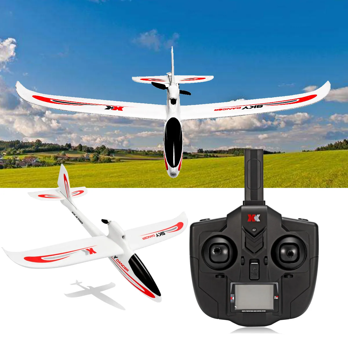 Remote Control Airplane Toys Wireless 2.4G 4CH RC Airplane Toys Flying Wing Rechargeable Outdoor Aircraft Drone LED Light Remote Control Airplane Toys Wireless 2.4G 4CH RC Airplane Toys Flying Wing Rechargeable Outdoor Aircraft Drone LED Light