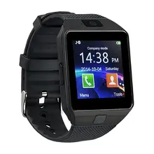 Bluetooth часы Смарт-часы телефон DZ09 TF SIM держатель для карт HD синхронизация звонящего SMS для телефона Android-черный
