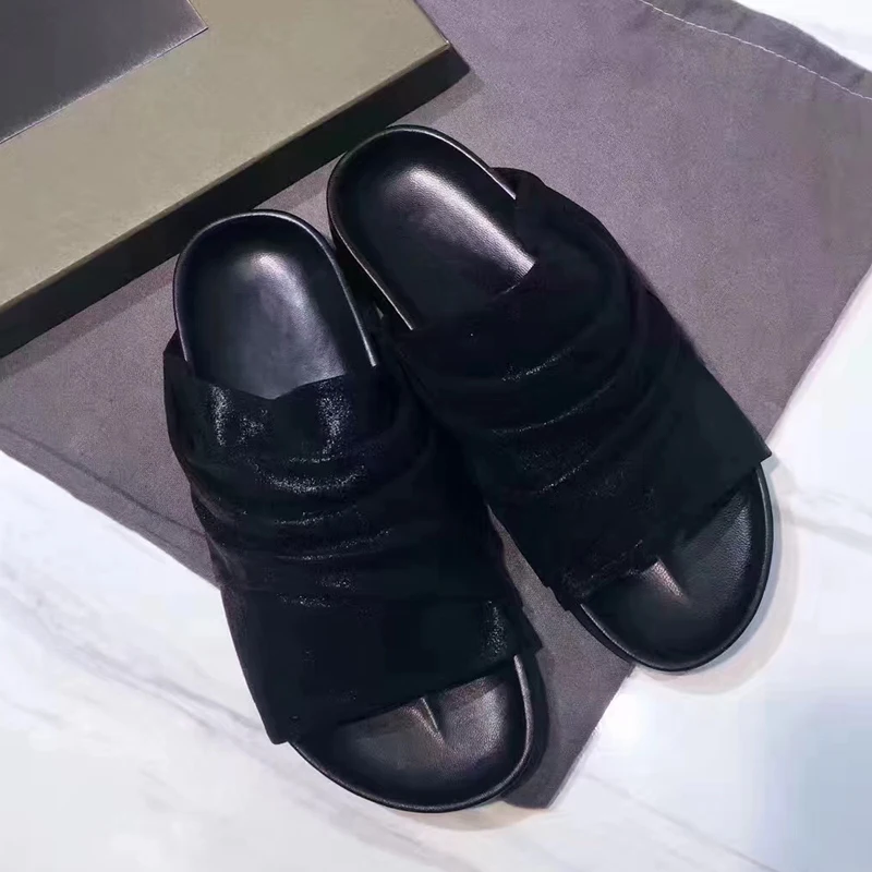 Sommer Pic Gefaltetes Schuhe Wohnungen Außerhalb Sexy Retro Leder Hausschuhe As Festes Frau Heißer 2018 Faul Gemütliche 5UYqZ