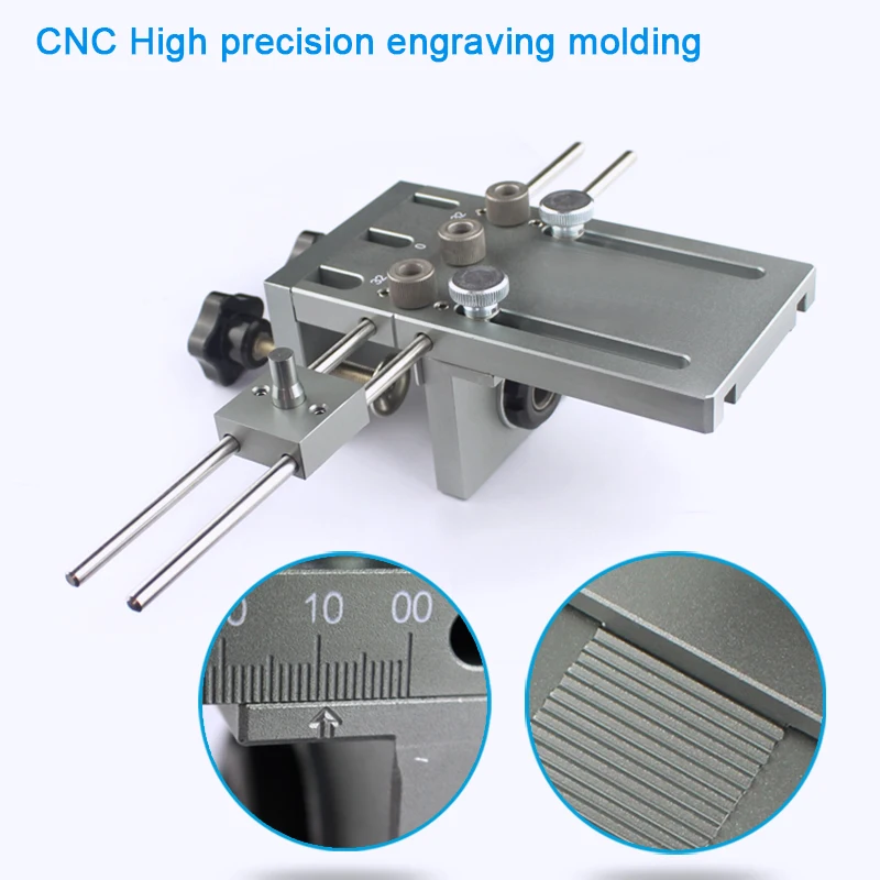 THGS Dowelling Jig for Furniture Fast Connecting Cam Fitting 3 In 1 Woodworking Drill Guide Kit Locator 1 set