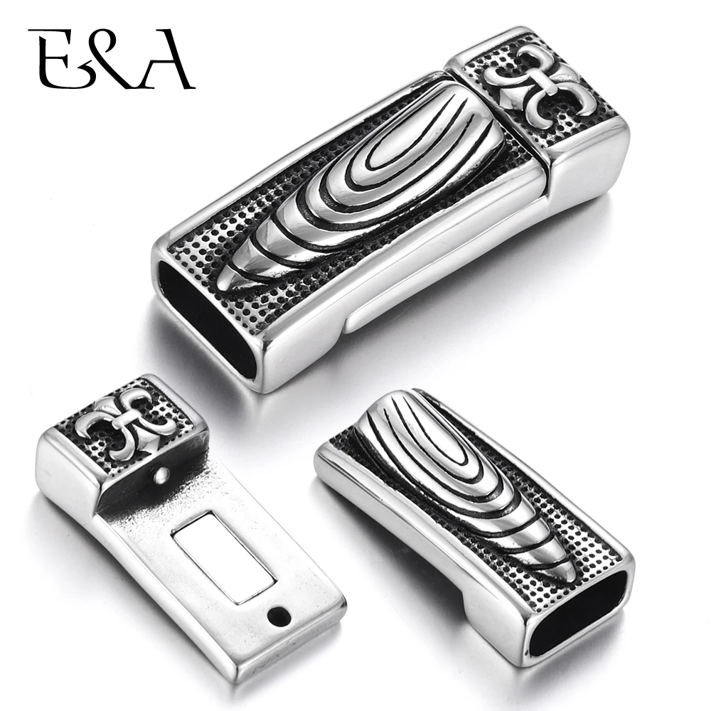 Genuine Stainless Steel Bullet Shaped Magnetic Clasp 6mm Internal for Leather