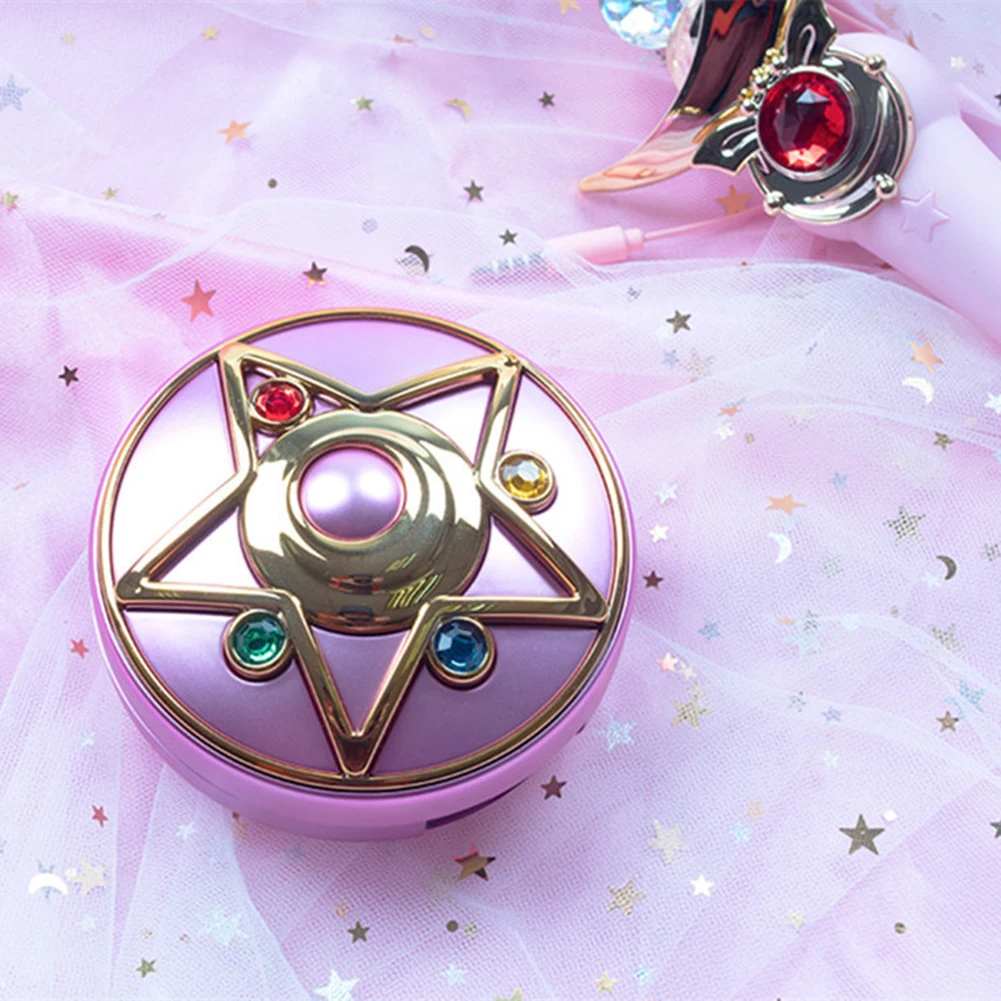 Зеркальный светильник для макияжа аниме Captor Sakura Sailor Moon Crystal Star power Bank зарядное устройство беспроводной косметический зеркальный светильник подарок косплей