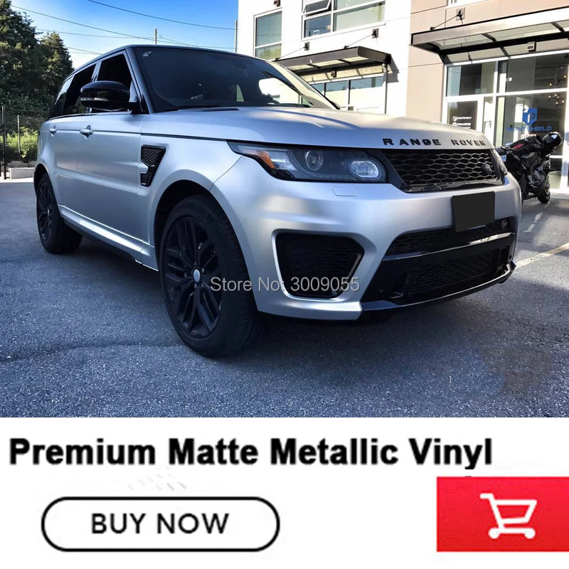 

Highest quality Metallic Matte Vinyl Wrap pear silver Car Wrap With Air Bubble Free German glue High end market