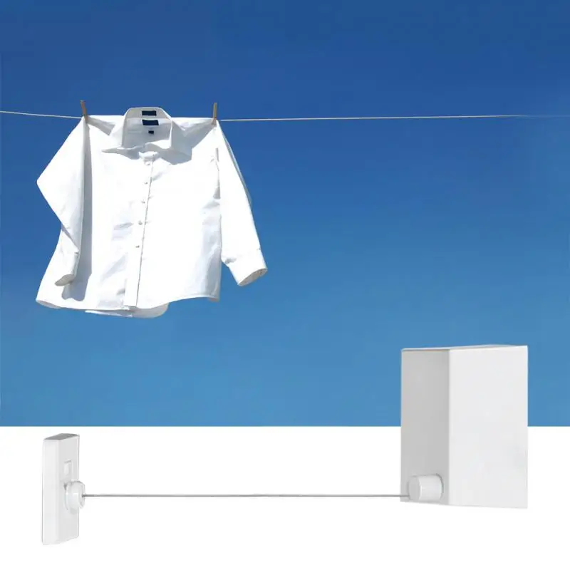New Durable Retractable Wall mounted Stainless Steel Clothesline