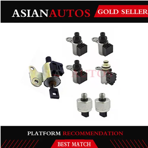 

JF011E RE0F10A REOF10A CVT Transmission Valve Solenoids 4+ 2 Switches + 1 Stepper Motor for Dodge caliber Nissan Altima &Sentra