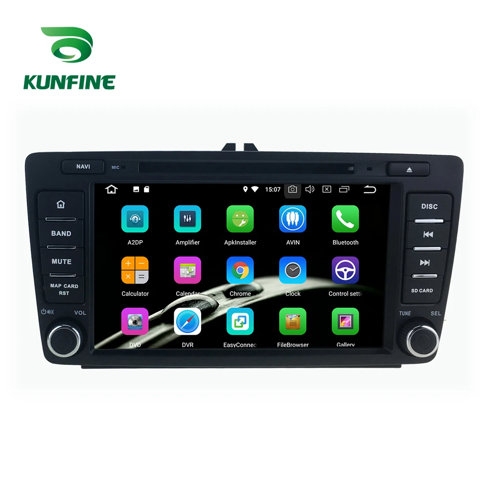 Android 9 0 Core PX6 A72 Ram 4G Rom 64G Автомобильный DVD GPS мультимедийный плеер стерео для SKODA OCTAVIA