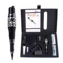 Дешевый набор для татуировок профессиональных Maquina де татуировки комплект станок для мозаичной татуировки комплект Питание Лучшие татуировки Пистолеты цена