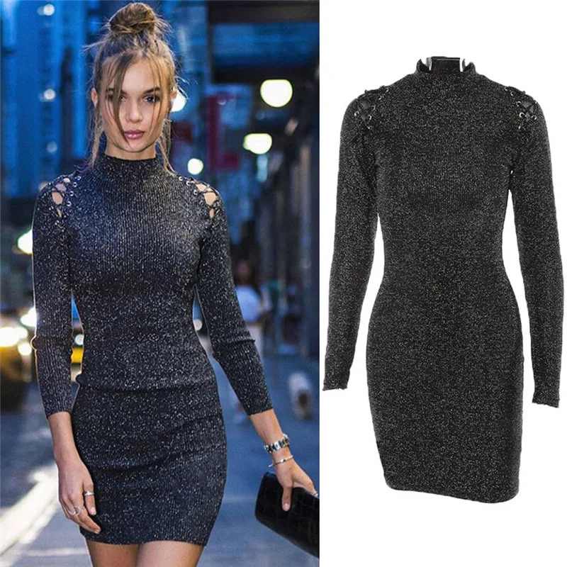 evening jumper dress