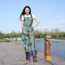 Eu37-45, мужские, женские, для рыбалки, 0,9 мм, толстые, водонепроницаемые, анти-износные, болотные штаны с ПВХ ботинками, уличные, для охоты, сельского хозяйства, болотные брюки